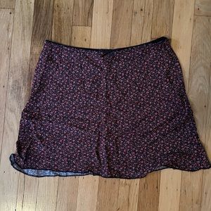 Brandy Melville Floral Mini Skirt